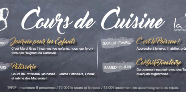 cours cuisine restaurant La Cave